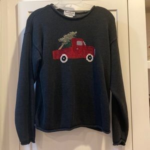 NorthStyle Christmas sweater with red truck and tree